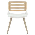 Karrige Brody , PU ngjyrë e bardhë - këmbë natyrale. - Image 4