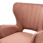 Armchair Lark  në kadife molle të kalbur 65x74x90cm - Image 5