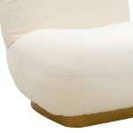 Armchair Rosalie  pëlhurë bucle krem-artë 83x80x79cm - Image 6