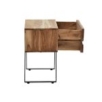 Nightstand Imena  druri i ngurtë 4cm natyror-i zi 45x35x56cm - Image 5