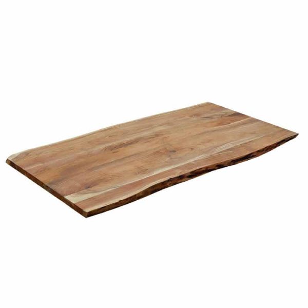 Tavolina Emilio sipër drurit të ngurtë 4cm dru natyror 160x90cm