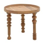 Tavolina anësore të vendosura 2pcs Kelly druri i ngurtë akacie natyrore - Image 3