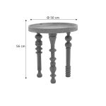 Tavolina anësore të vendosura 2pcs Kelly druri i ngurtë akacie natyrore - Image 6