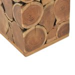 Stool Jaret  druri akacie të ngurta natyrore 36x36x53cm - Image 4