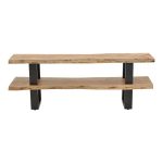 Mobilje televizori Fuji, dru masiv natyral i akacisë 140x40x52cm - Image 2