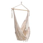 Ndenjëse Hamak Ambicia  pëlhurë beige 100x80x130cm