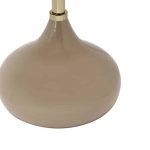 Tavolina e arkivolit Treil Inart beige-gold enamel metal D36x45cm - Image 3