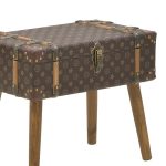 Trunk 2 copë set Sarno Inart kafe pu 60x34x45cm - Image 3