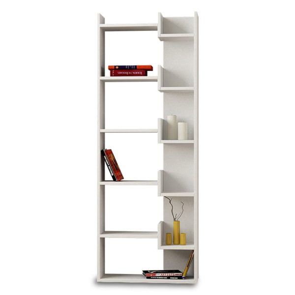 Bookcase Oppa  e bardhë 61x22x162