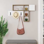 Wall hanger Loja Pakoworld Whıte-Oak Color 99,5x15x61cm - Image 3