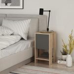 Nightstand Ema  anthracite color 30x30x55cm - Image 2