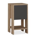 Nightstand Ema  anthracite color 30x30x55cm