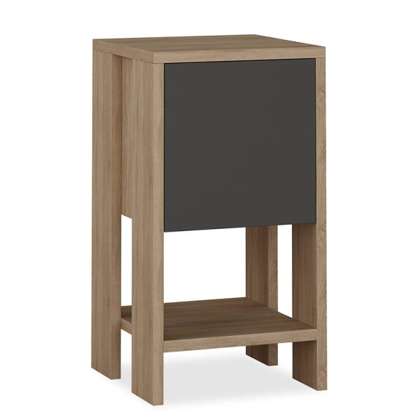 Nightstand Ema  anthracite color 30x30x55cm