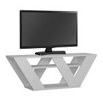 Pipralla  TV Stand në ngjyrë të bardhë 110x30x40cm