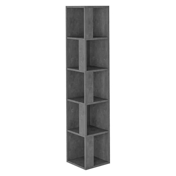 Libraria e qoshes Raphael gri antike 31.5x31.5x159cm