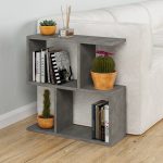 Tabela anësore Homemania  gri antike 60x20x60cmm - Image 2