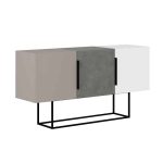 Buffet Estella  gri antike-mocha-white 150x42x79.5cm