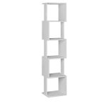 Bookcase - Kolona Piri  melamine e bardhë 35x30x161cm