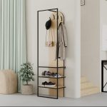 Mobilje hyrëse Archy  melamine natyrore 53x32x180cm - Image 2