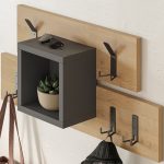 Varëse muri Lumina lisi-antracit melamine metal 68x15x32cm - Image 3