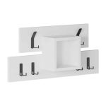 Varëse muri Lumina melamine metal i bardhë 68x15x32cm