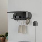 Varëse muri Kroma  melamine gri 84x15x28.5cm - Image 3