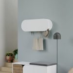 Varëse muri Kroma  melamine e bardhë 84x15x28.5cm - Image 2