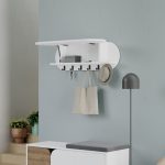 Varëse muri Kroma  melamine e bardhë 84x15x28.5cm - Image 3