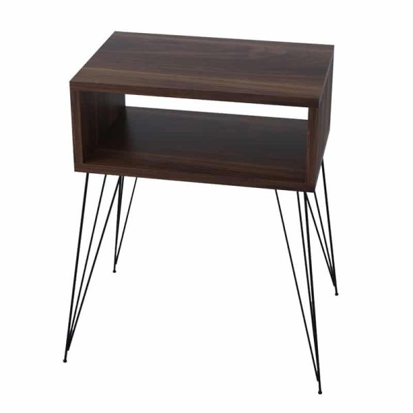 Nightstand Naida  arra-e zezë 45x30x59cm