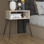 Nightstand Naida  gri-beige-black 45x30x59cm - Image 2