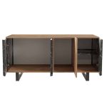 Buffet Amanda  arra-e zezë 160x40x78.5cm - Image 4