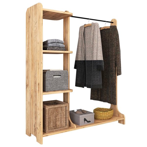 Mobilje koridori Renesme, ngjyrë arrë e lehtë 106x35x128cm