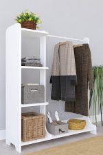 Mobilje hyrje Renesme bardhë 106x35x128cm - Image 2