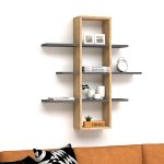 Raft muri Akira sonoma-anthracite 96x19.5x101cm - Image 3