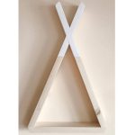 Hemla  mur raft natyrore-bardhë 23x6x40cm - Image 2