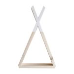 Hemla  mur raft natyrore-bardhë 23x6x40cm