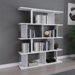 Bookcase Ratu  bardhë 120x24.6x141cm - Image 2