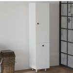 Kabineti Gingo  melamine bardhë 33x35x159cm - Image 2