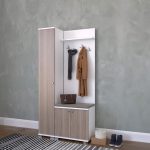 Mobilje hyrje-hanger Wardo  arra melamine 90x33x177cm - Image 2