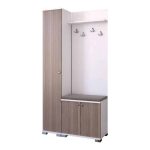 Mobilje hyrje-hanger Wardo  arra melamine 90x33x177cm