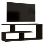 TV Stand Waldo  melamine gri e zezë-errët 100x29.5x40cm