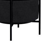 Tavolinë anësore Casper, ngjyrë arre-e zezë D45x60cm - Image 3