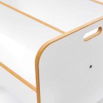 Raft Dovere MDF i bardhë 56x34x55cm - Image 4