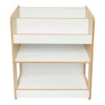 Raft Seagull  e bardhë natyrale MDF 57x34x70cm - Image 4