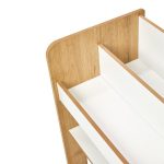 Raft Seagull  e bardhë natyrale MDF 57x34x70cm - Image 5