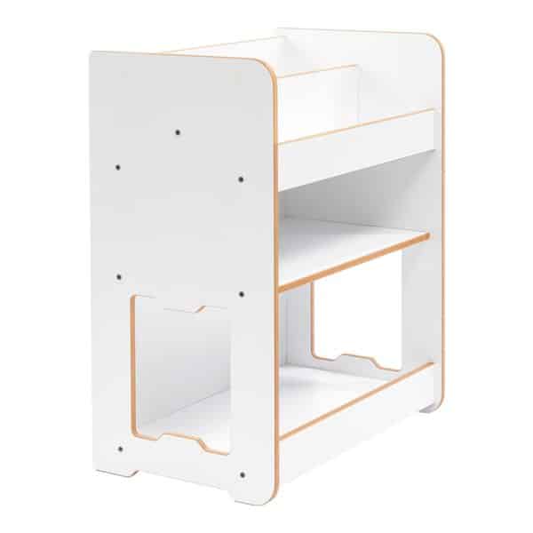 Raft Seagull  MDF i bardhë 57x34x70cm