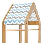 Raft Montessori Zoilen II  natyrore-bardhë-blu mdf 50x30x120cm - Image 3