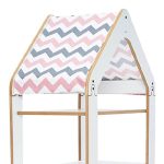 Raft Montessori Zoilen II  mdf i bardhë-rozë 50x30x120cm - Image 3