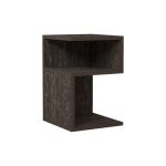 Tavolinë anësore Caroly  melamine në hije qymyri 29.6x31.4x45cm