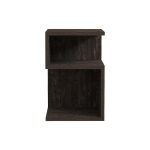 Tavolinë anësore Caroly  melamine në hije qymyri 29.6x31.4x45cm - Image 3